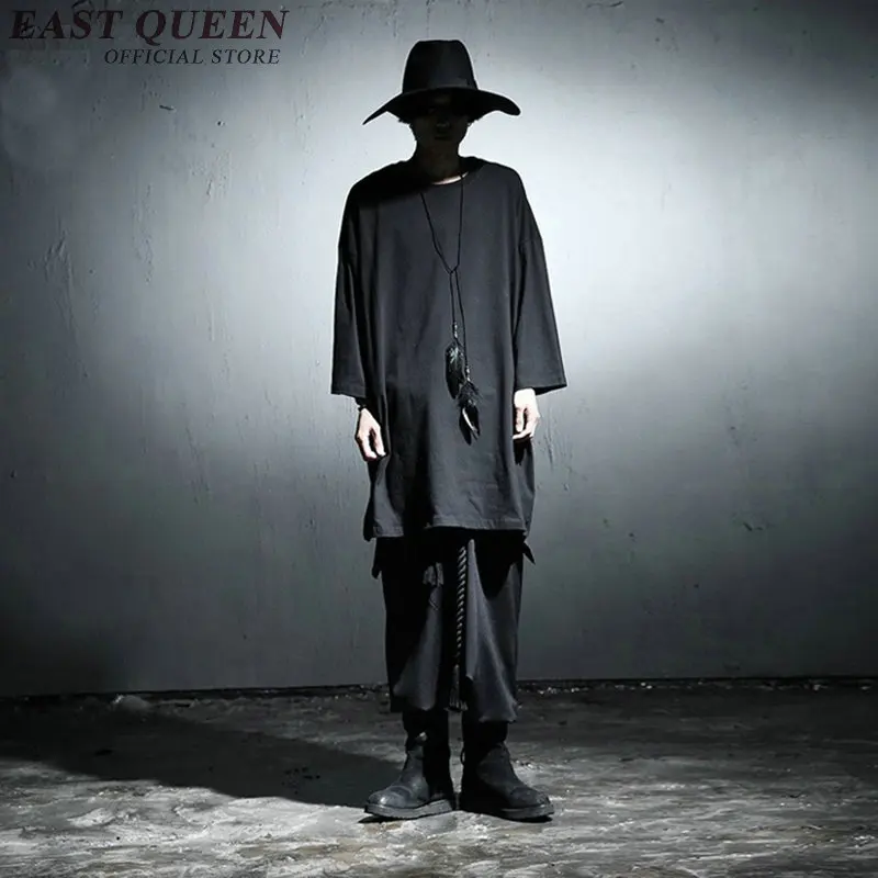 Дополнительная яркость для мужчин сверхдлинная Мужская футболка одежда в стиле