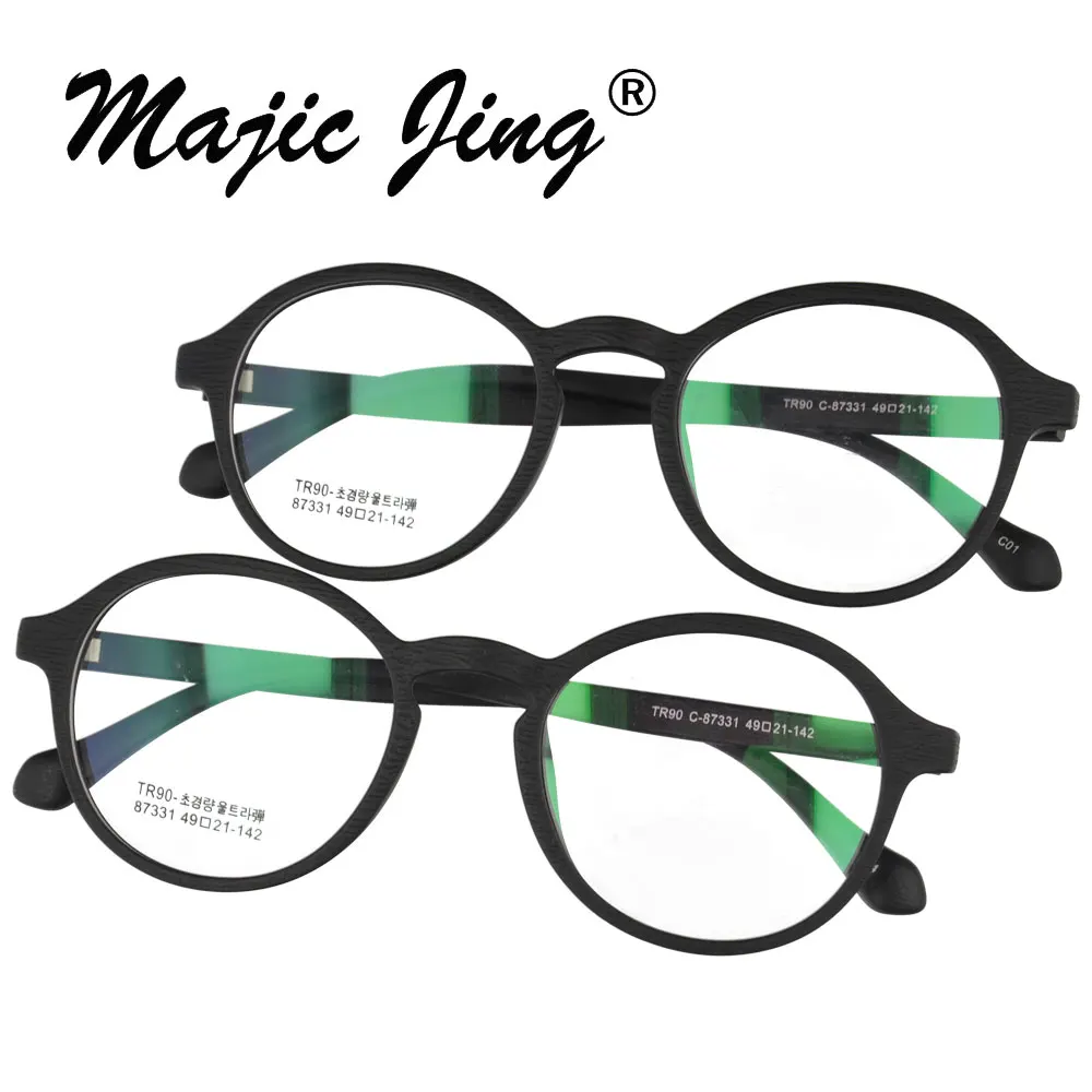 TR90 Glasses Frame men Myopia Eye Glass Prescription Eyeglasses Round women Korean RX Optical Frames Eyewear 87331 | Аксессуары для