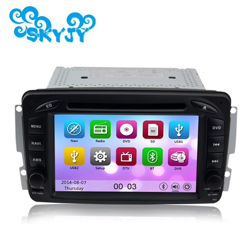 Автомобильный DVD плеер 7 дюймов Wi Fi 3G GPS навигация радио стерео для Mercedes Benz W203 W209 W639