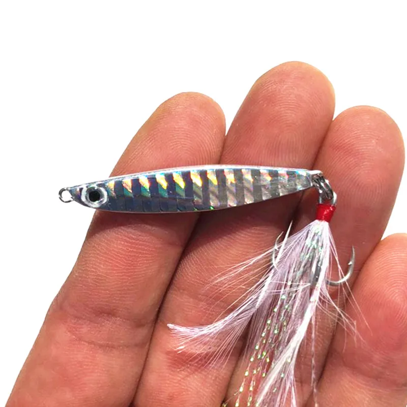Hot Sale 1 Pieces7g 4.5cmMetal Lure Fishing Spoon Freshwater Hard LureSliceJigBait Tackle Metal Jigging | Спорт и развлечения
