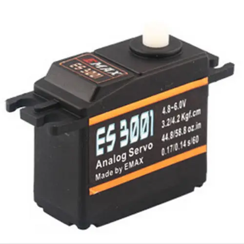 1 шт. Emax ES3001 RC части ABS Аналоговый сервопривод 37g для радиоуправляемого вертолета