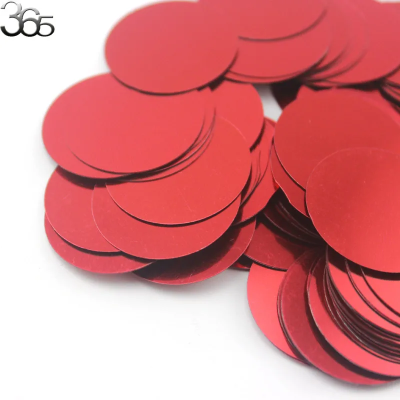 Бесплатная доставка 30 мм 500 шт. темно-красные плоские круглые бусины без