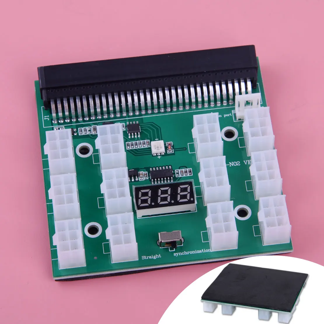 LETAOSK 1200 Вт/750 Вт 12x6 Pin источник питания коммутационная плата модуль ATX64P6 N02 подходит