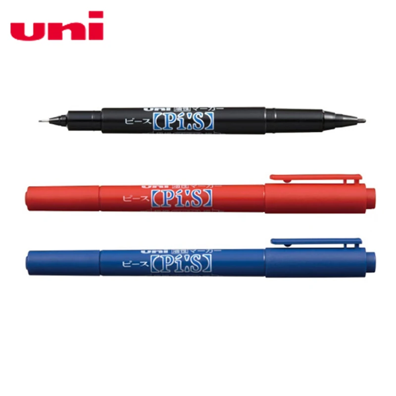 Марка 4 шт./лот Japanese UNI PA 121T Marker с двойной головкой 0 мм и 9 мм|Фломастеры| |