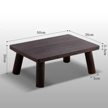 50x35x20cm Table Японский антикварный маленький стол 50x35x20 см из древесины пауловнии, традиционная азиатская мебель для гостиной, низкий пол, журнальный столик, деревянный - Цвет: 50x35x20cm Table