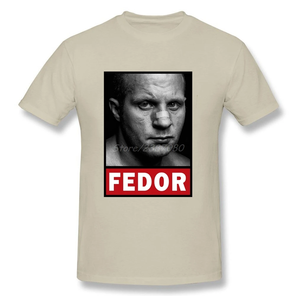 Новинка футболка Fedor emelianko одежда для стайлинга автомобиля мужчин хлопковые