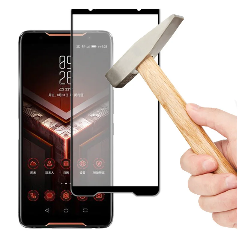 2.5D 9H Премиум Закаленное стекло для Asus ROG Phone полное покрытие Защитная пленка