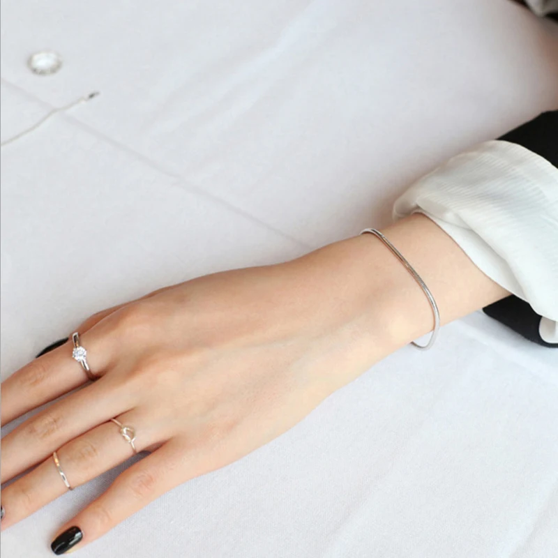 Женский винтажный браслет из серебра 925 пробы|Гибкие и жесткие браслеты| |