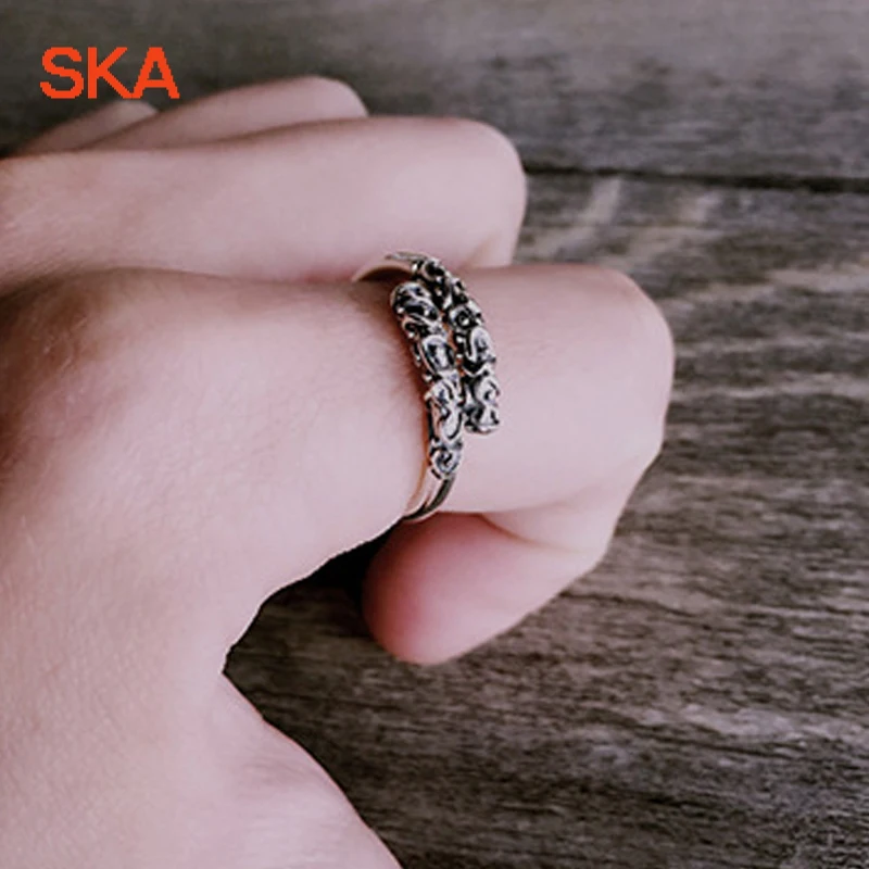 Мужские кольца для влюбленных SKA Soldier медное кольцо унисекс Готическая Китайская