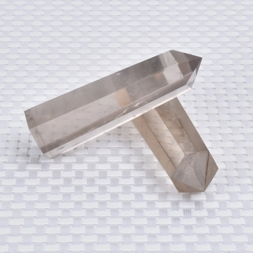 Оптовая продажа натуральный кварцевый кристалл дым столб шестиугольная Призма