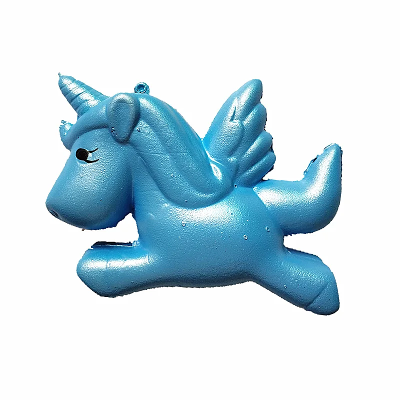 

Unicorn flying horse Jumbo Squishy Slow Rising Pendant Phone Straps Charms Queeze Kid Toys Cute squishies Bread