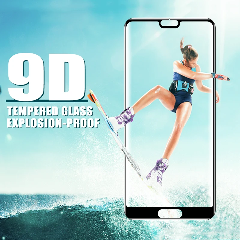 Закаленное стекло 9D с полным покрытием для Huawei P30 P10 P20 Lite Pro Plus Защитная пленка