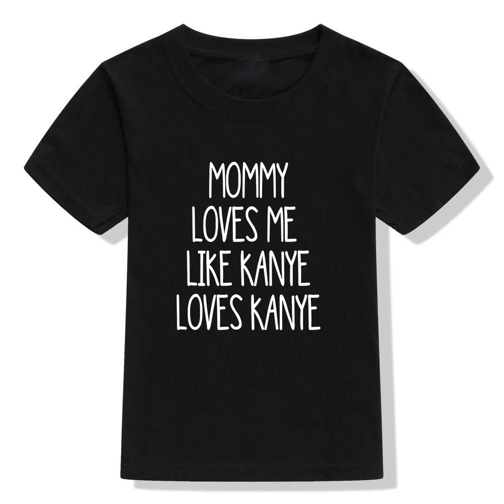 Mommy Loves Me/стильные футболки; летняя Милая Детская футболка с короткими рукавами; модные крутые топы для детей; футболки для малышей; футболка с рисунком