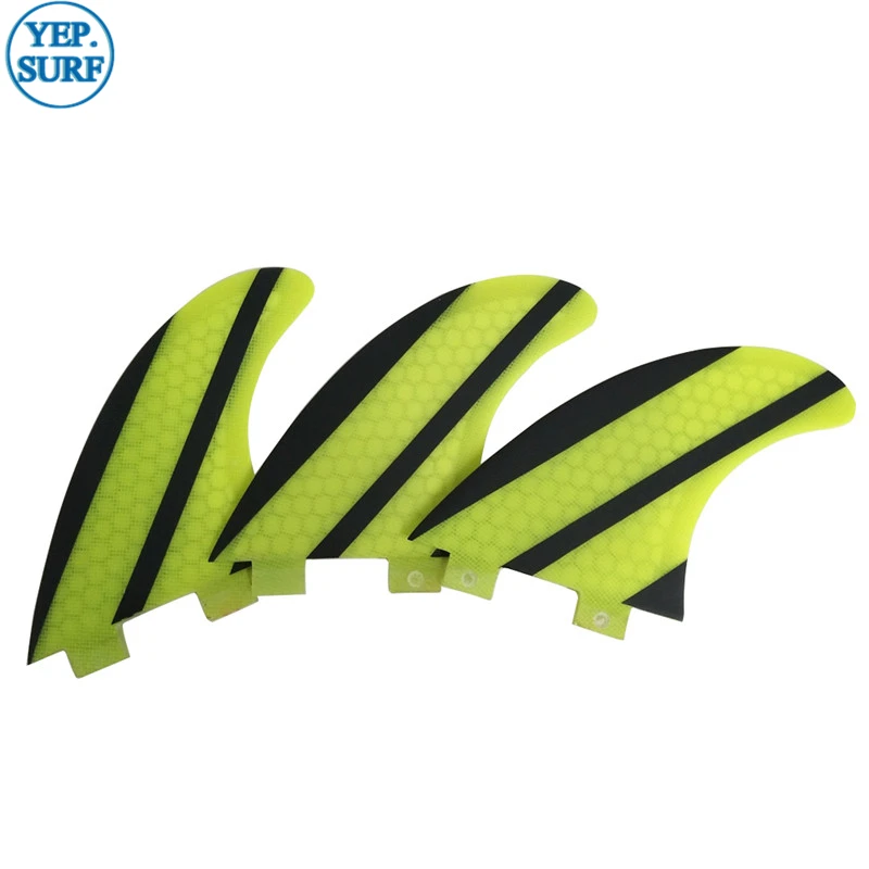 Barbatanas quilhas de Surf FCS G5 стекловолокно фасетчатый Киль вспомогательная доска плавник три набора из углеродного волокна плавники для серфинга