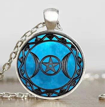 Стимпанк Великобритании драма Тройная Луна кулон богини Ожерелье Доктор Кто 1