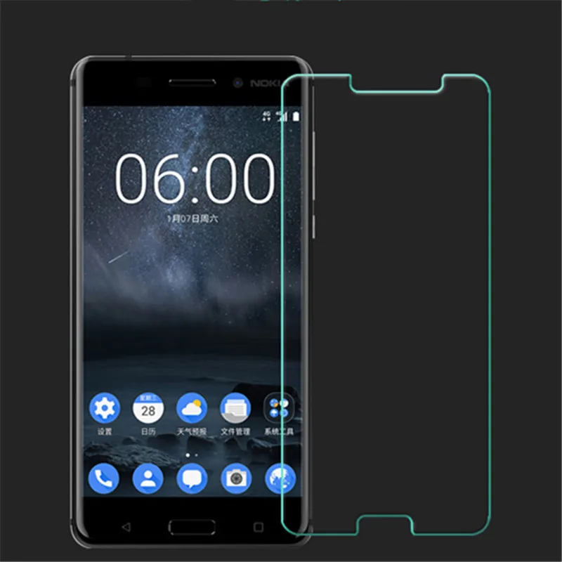 2 шт Стекло для Nokia 6 защита экрана закаленное стекло Nokia6 пленка телефона 5 "WolfRule |