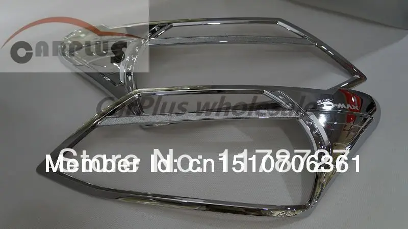 Крышка передней фары из АБС-пластика хромированная для ISUZU D-MAX 2012 2013 2014 DMAX