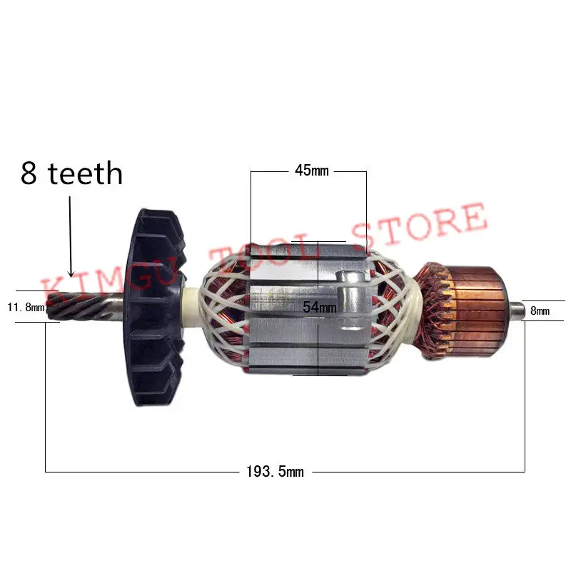 AC220-240V Rotor Motor Armature Replacement for Bosch 355 BOSCH GCO2000 TCO2000 TCO2100 Angle Grinde | Инструменты
