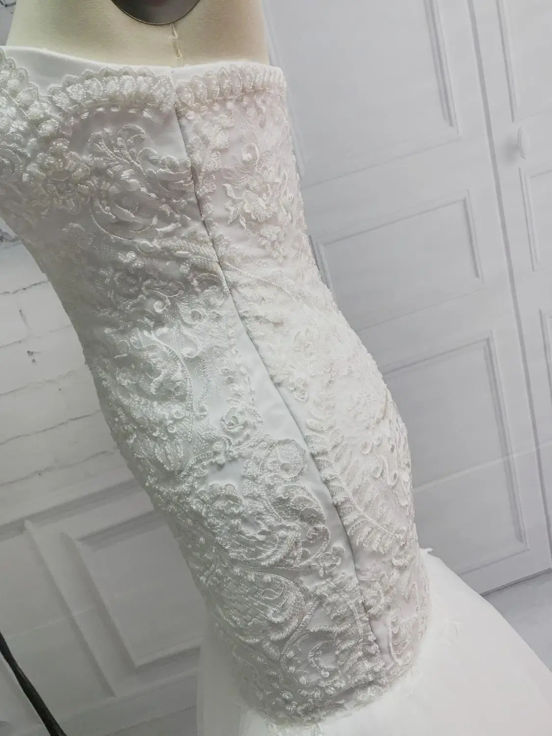 Женское свадебное платье без бретелек Erosebridal кружевное длиной до пола шлейфа 2019 |