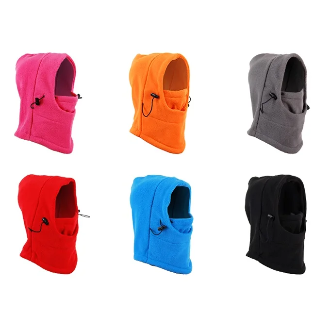 

Уличная спортивная Теплая Флисовая Балаклава с капюшоном, шапки, полицейские шапки, CS Ветрозащитная маска для лица, шеи, теплый шарф, шапочк...