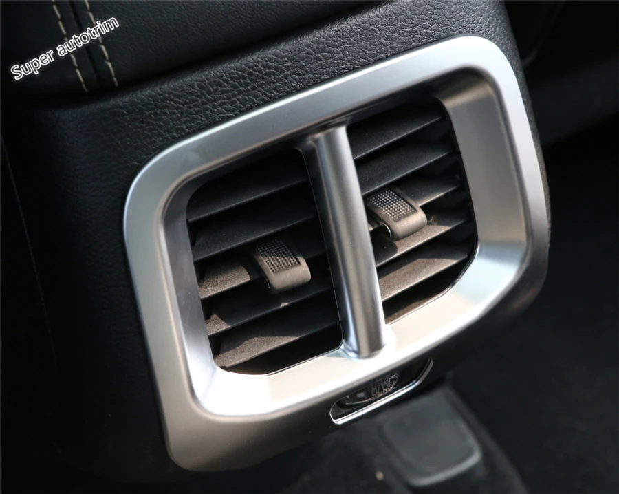 

Lapetus Armrest Box Air Conditioning AC Vent Outlet Cover Trim 1 Piece Fit For Jeep Cherokee 2014 2015 2016 2017 ABS Accessories