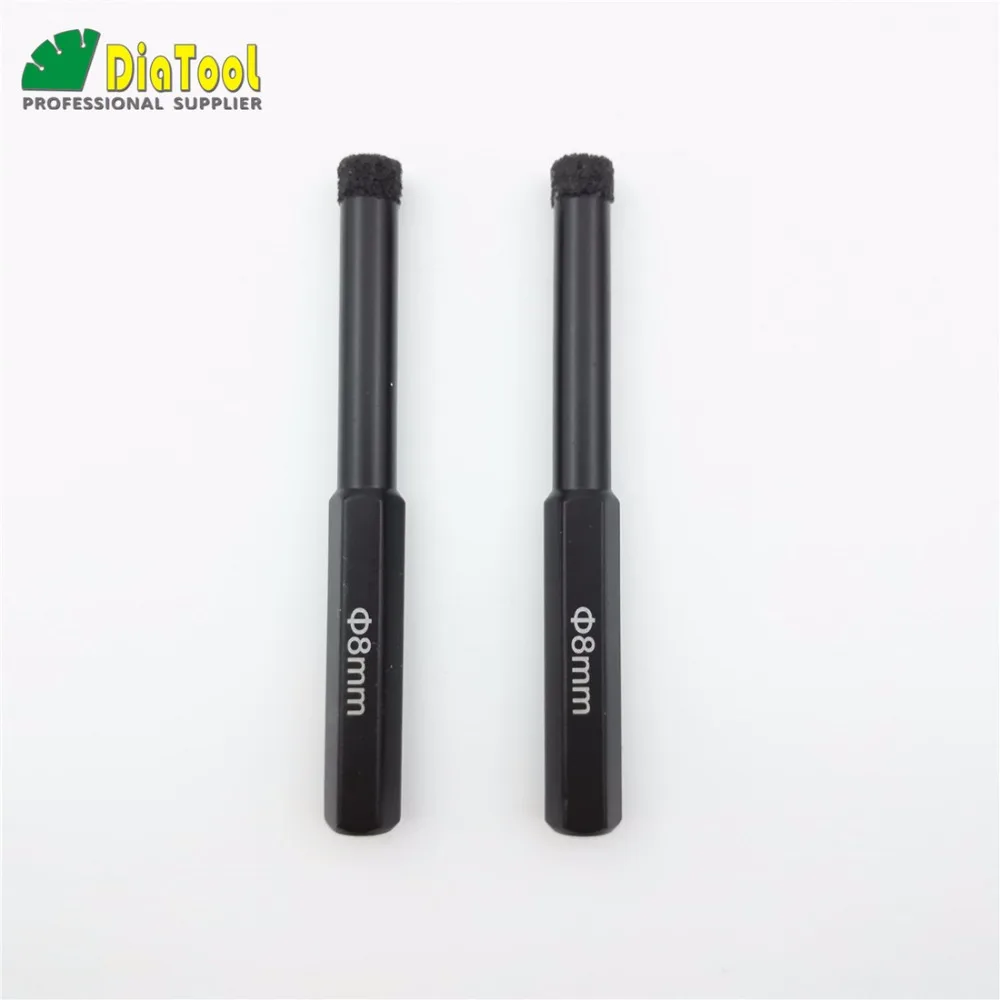 Коронка диаметром 8 мм с шестигранным хвостовиком 2 шт.|diamond drill bit|drill bitdrill bit saw |