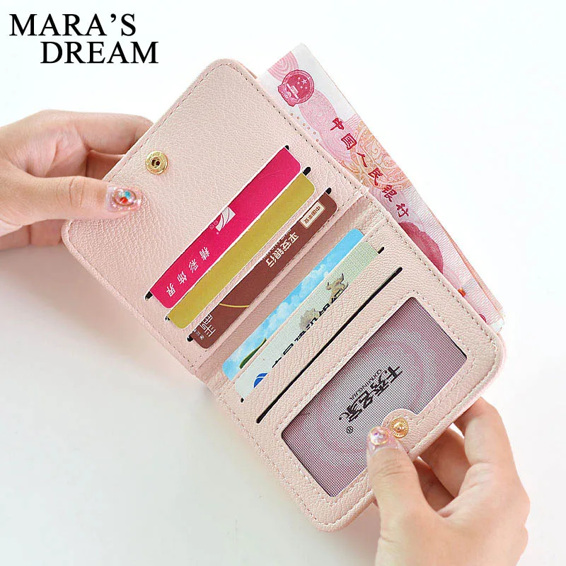 Маленький кошелек Mara's Dream Женский модный короткий бумажник из искусственной