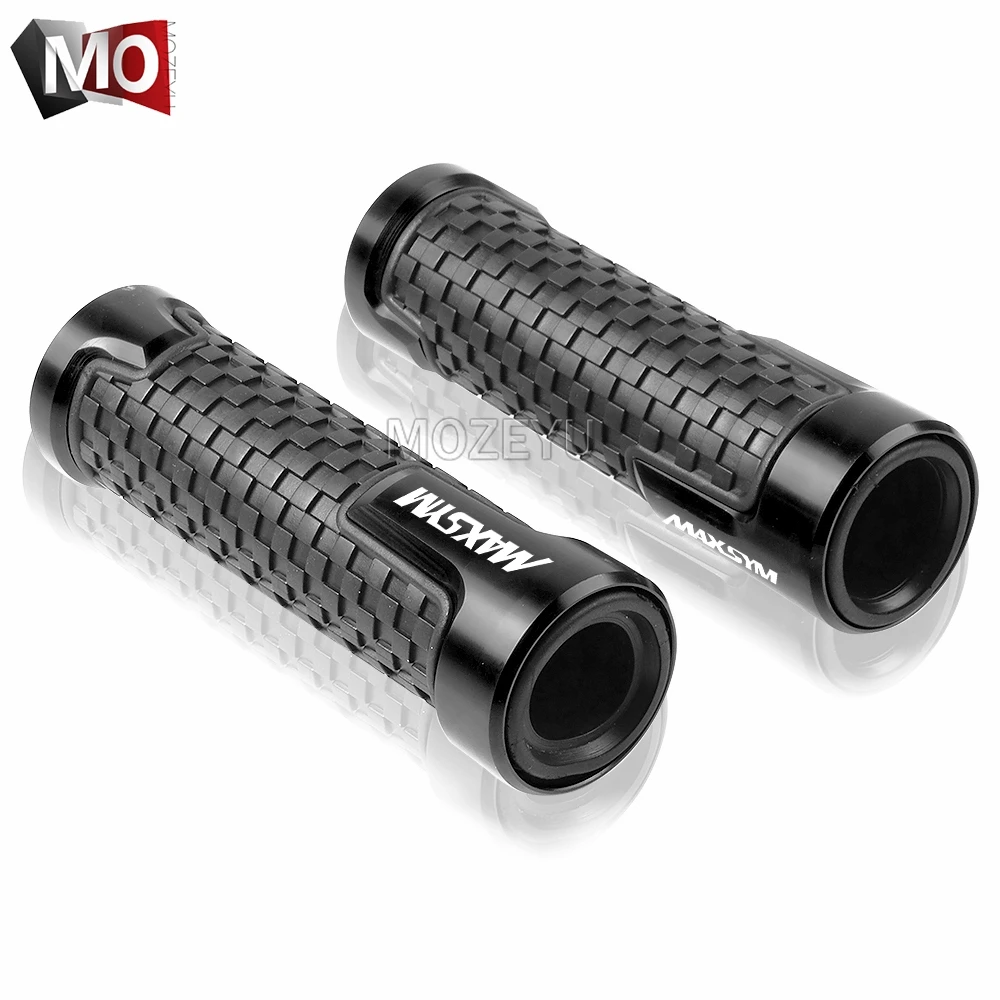 Black 7/" 22 мм аксессуары для мотоциклов ручки для Sym MAXSYM 400 400i 600 600i max - Цвет: Black
