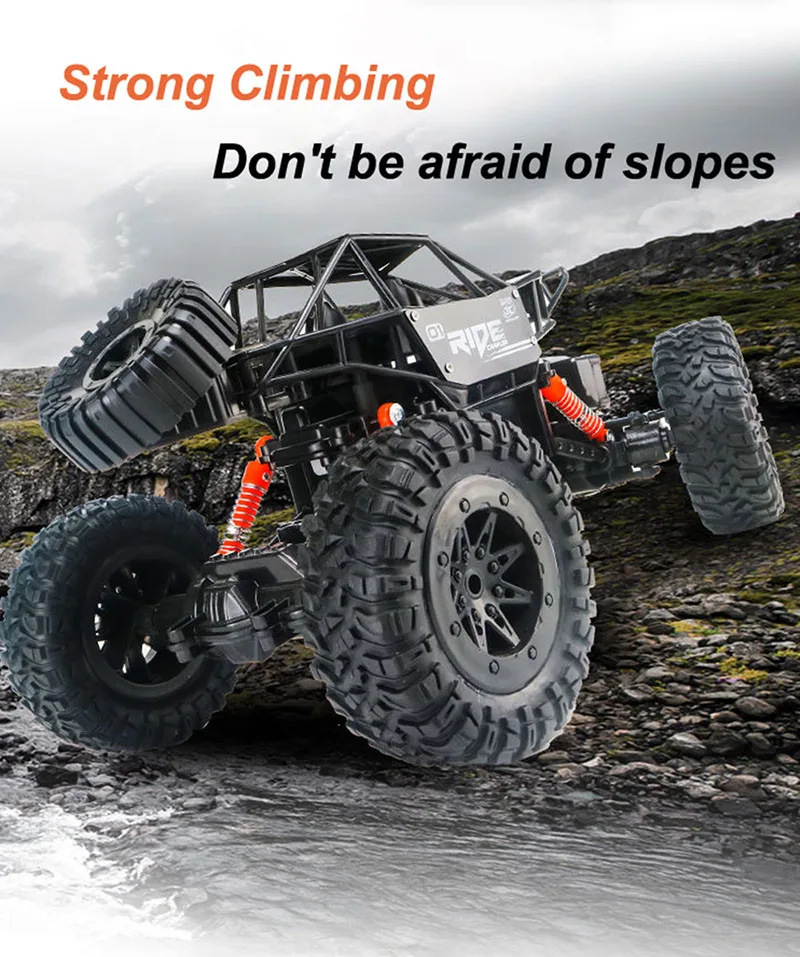 2,4 г машина из сплава RC 4wd привод дистанционного управления игрушечные модельные машинки 9 км/ч альпинистский автомобиль с радиоуправлением электрические игрушки внедорожник подарок