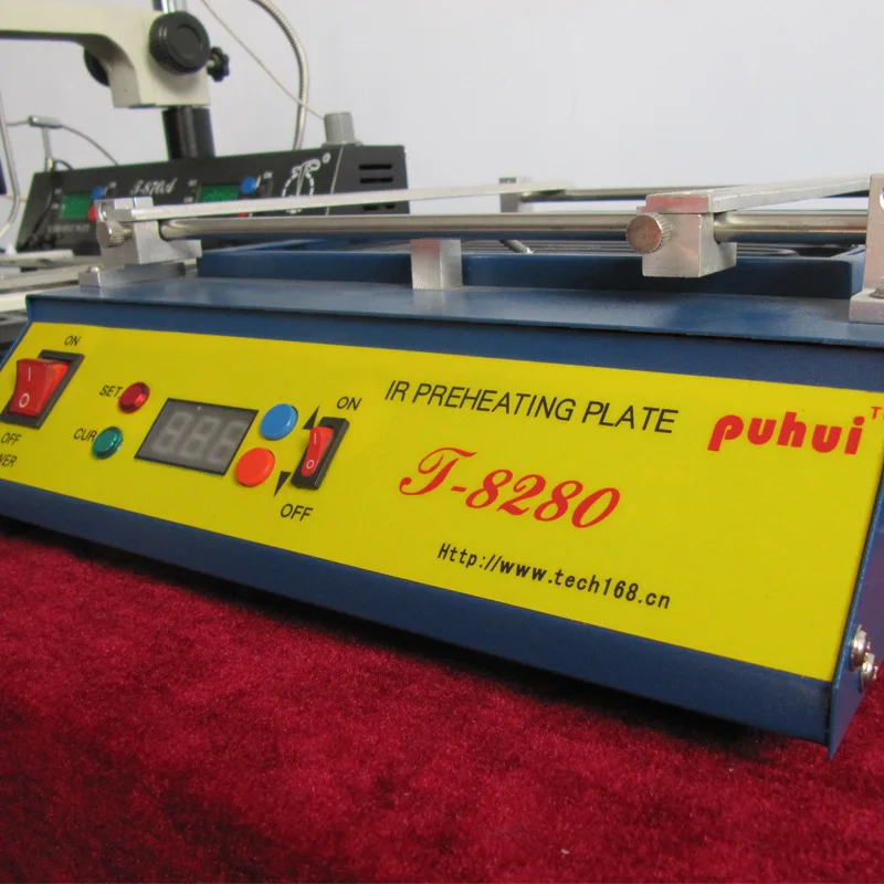 Puhui T8280 IR Preheating Oven 220 V/110 V Preheat Plate инфракрасная станция предварительного нагрева