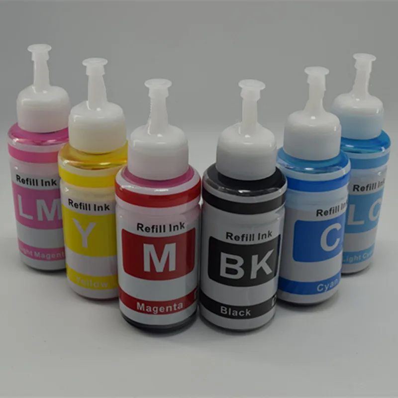 

Color Refill Dye Ink Kit Kits For Epson Stylus Photo R230 R310 R350 RX510 RX630 RX650 Refillable Inkjet Printer