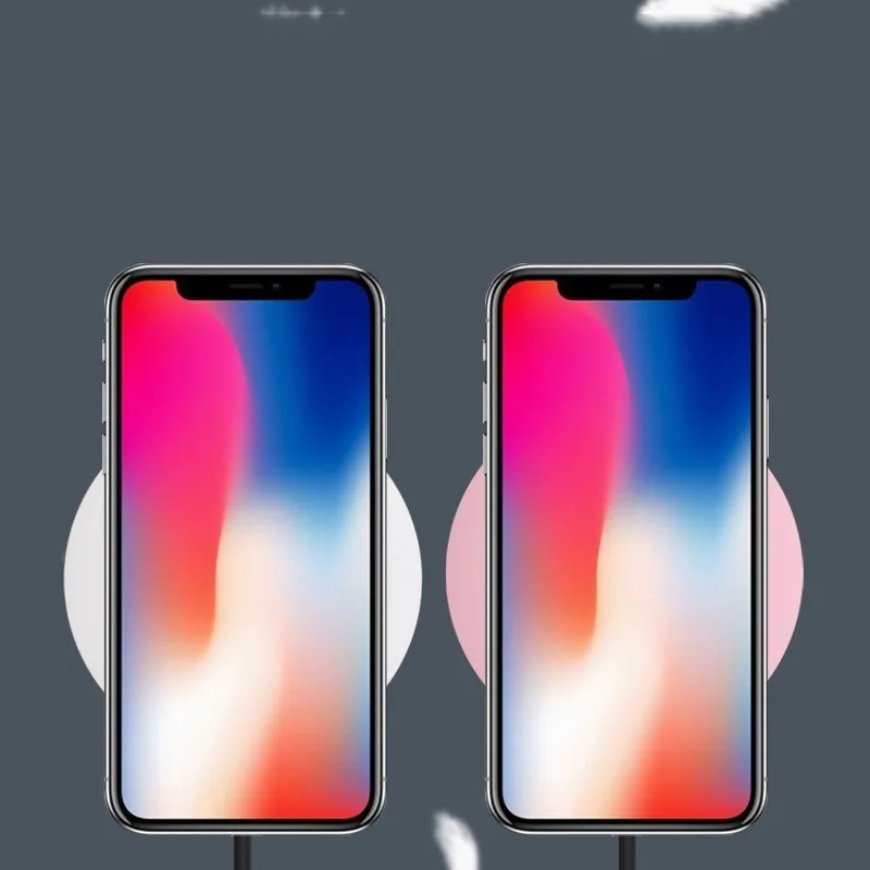 Беспроводной Зарядное устройство быстро для iphone 8 Plus X XR XS Max зарядного устройства