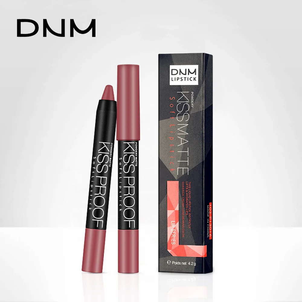 Waterproof Lipstick Matte Pumpkin Color Eat Earth Rich Vitamin E Moisturizing Fashion Design high Quality G605 | Красота и здоровье