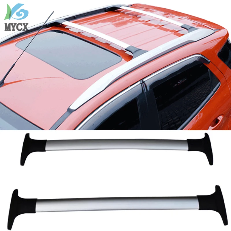 

Car Styling For Ford Ecosport 2013 2014 2015 2016 2017 Aluminum Alloy Side Bars Cross Rails Roof Rack Luggage Carrier Rack 2PCS