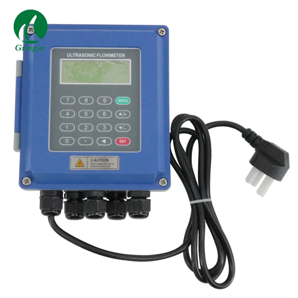 

High Accuracy Wall-mounted Ultrasonic Liquid Flow Meter TUF-2000B with TS-2 Sensor DN15mm-100mm