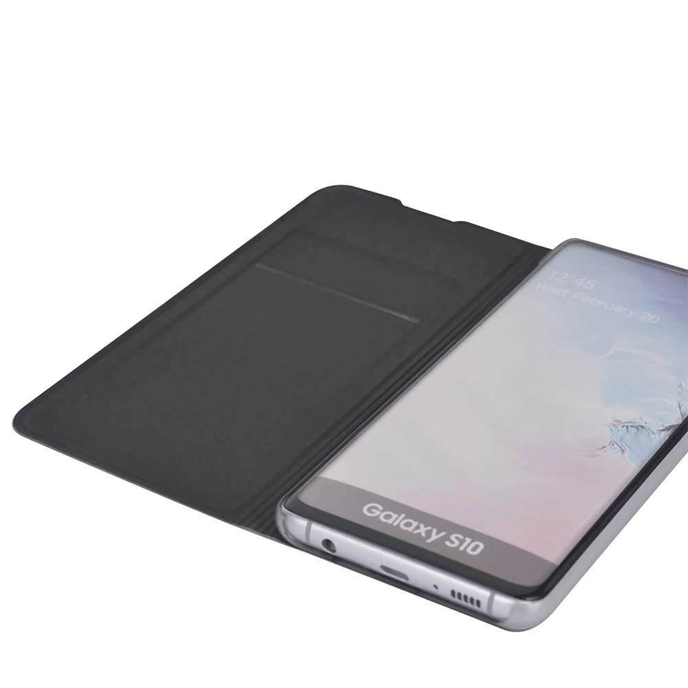 Кожаный чехол-бумажник с откидной крышкой для Samsung Galaxy S10 Plus S10e 5G M20 M10 S9 J4 J6 2018 A6 A7 A8
