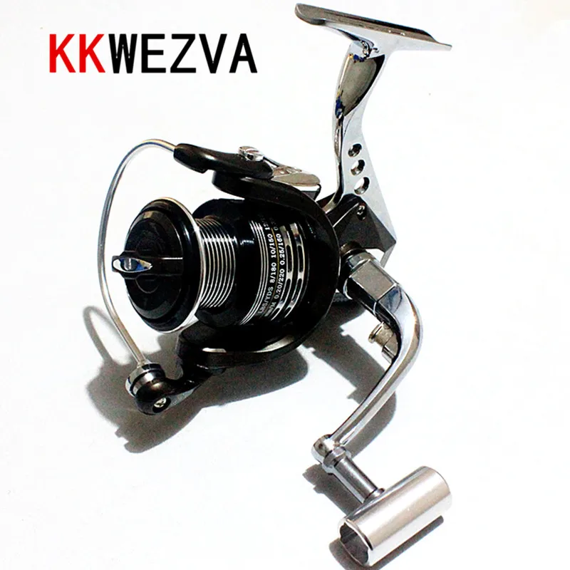 

Спиннинговая Рыболовная катушка KKWEZVA, 13 + 1BB, металлический корпус, для ловли карпа, окуня, морская Рыболовная катушка, рыболовные снасти BE1000-4000 5,2: 1