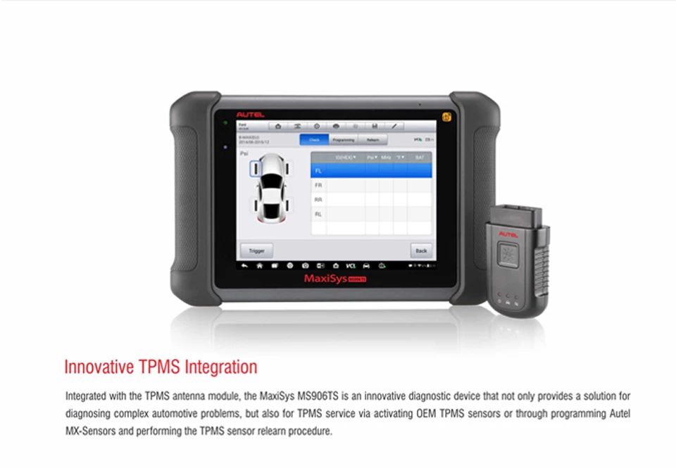 100% оригинал Autel MaxiSys MS906TS новый модуль антенны TPMS MS906 TS бесплатное онлайн