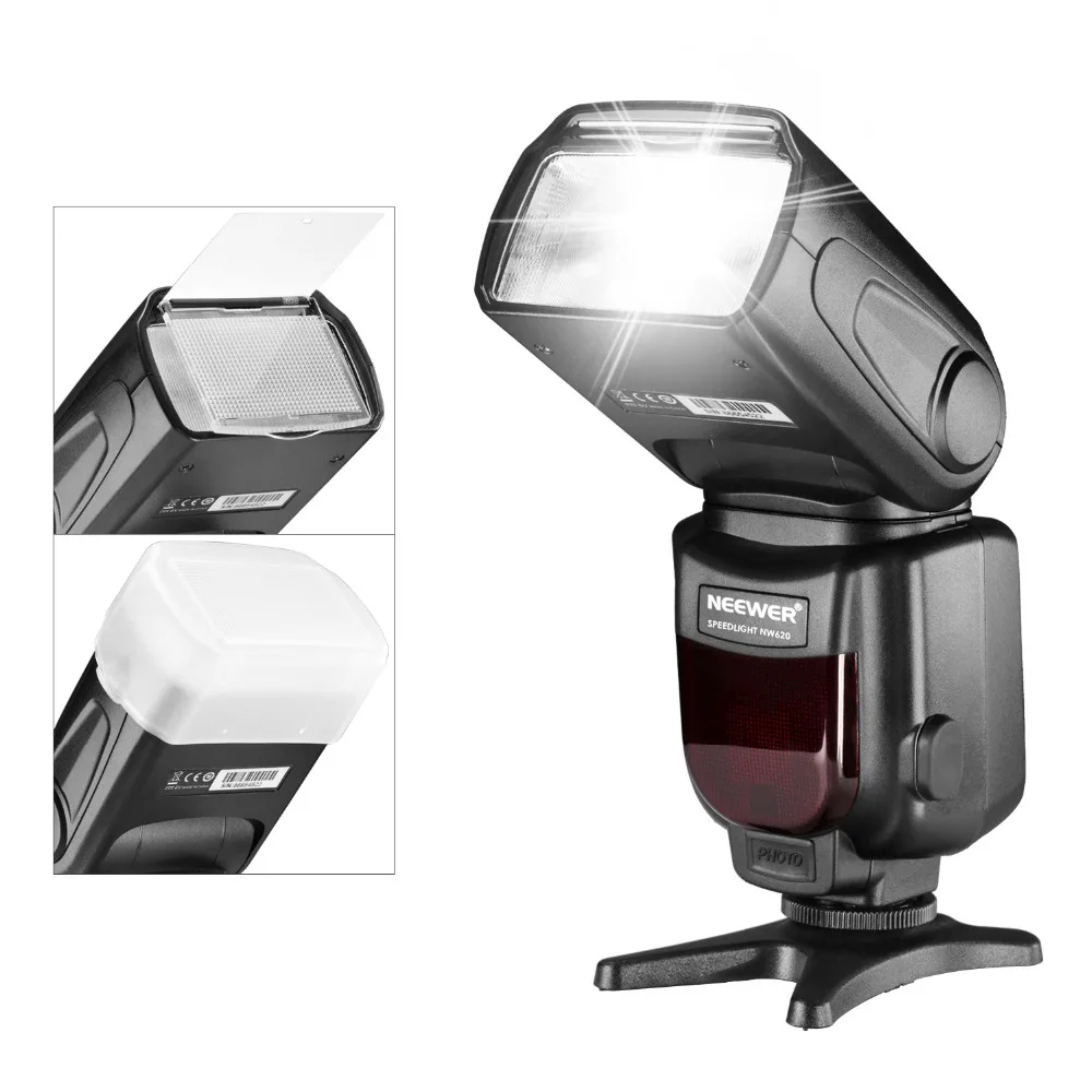 Neewer NW620 ручная Вспышка Комплект Speedlite для цифровой зеркальной камеры Canon Nikon Panasonic