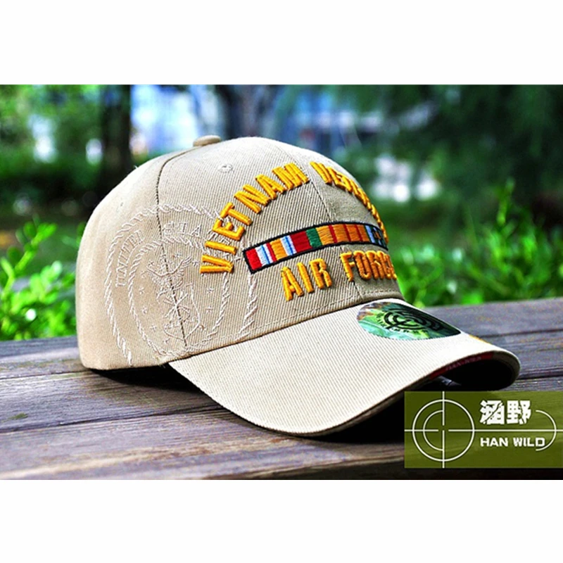 New WW2 Vietnam Vintage Bone Gorras Air Force Cap Snapback Outdoor Sports USA Baseball US Army Hats Adjustable Strap Back | Аксессуары