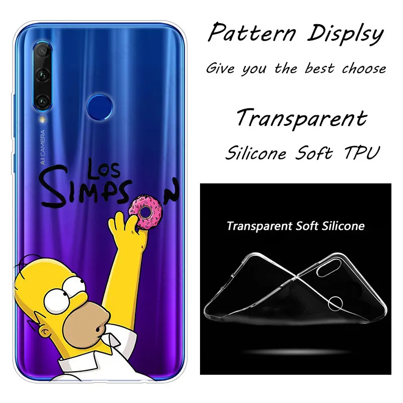 006 Горячий Los Simpsons Мягкий силиконовый чехол для телефона huawei Honor 20 20i 10 9 8 Lite 8X 8C 8A 8S 7S 7A Pro View 20 Модный чехол - Цвет: 006