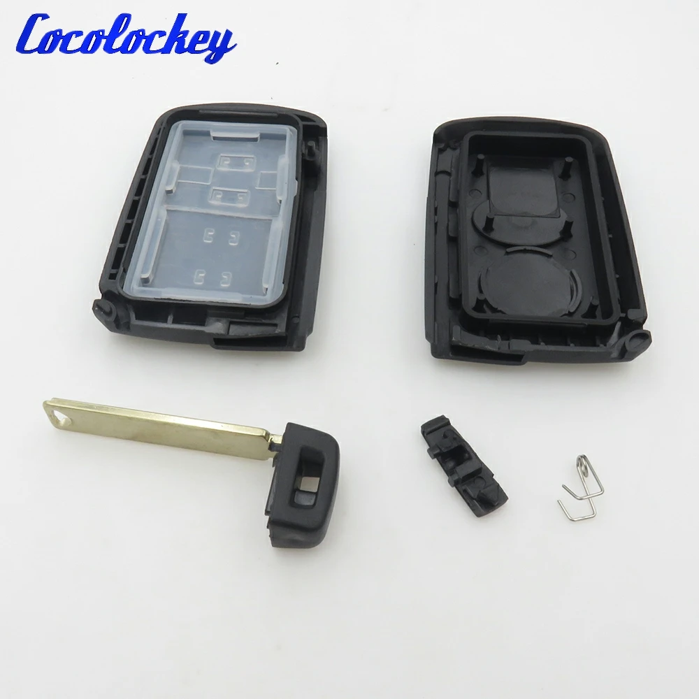 Cocolockey 2 кнопки для Toyota Smart Remote Key чехол входа без ключа оболочка Fob логотипа|buttons