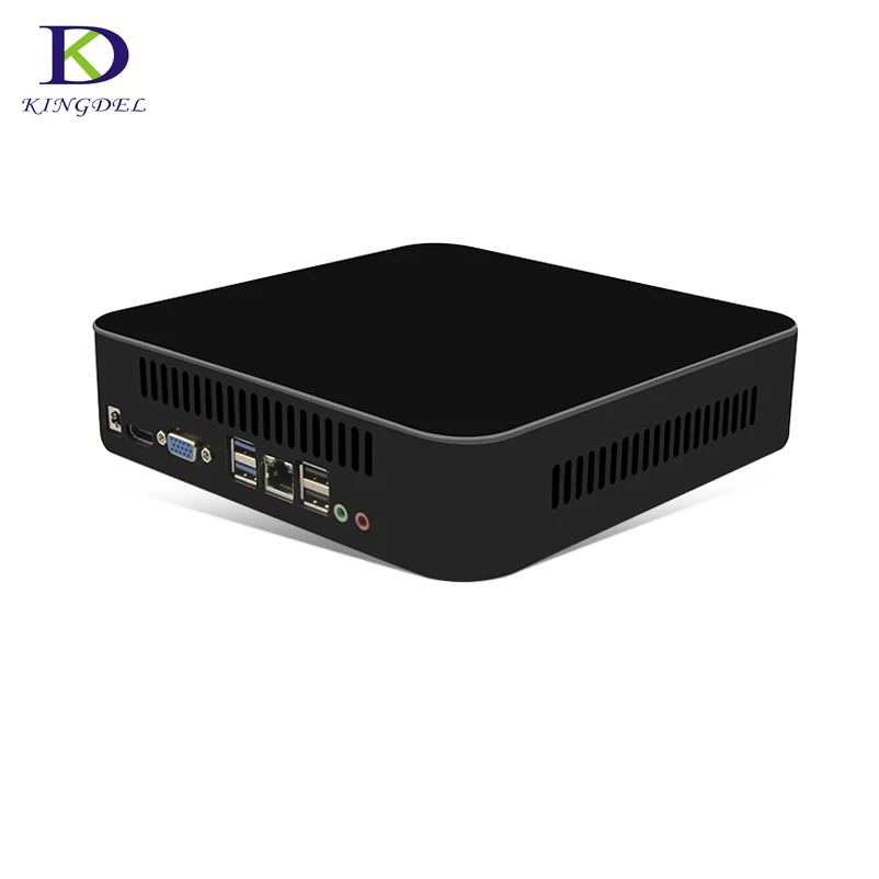 

Fan Mini PC Quad-Core Intel i5 7500T Nettop Kabylake HTPC i7 7700T small computer Windows10 with Lan HDMI VGA 16G RAM 256G SSD