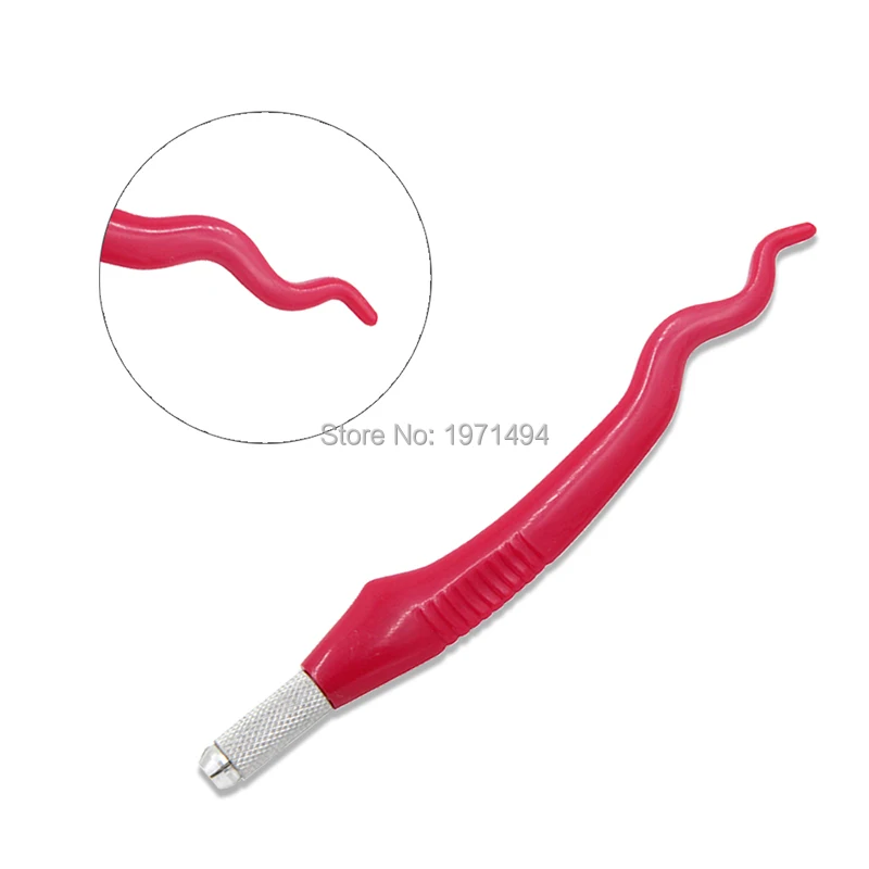 Новинка 50 шт. Профессиональные ручные ручки для микроблейдинга бровей с вышивкой