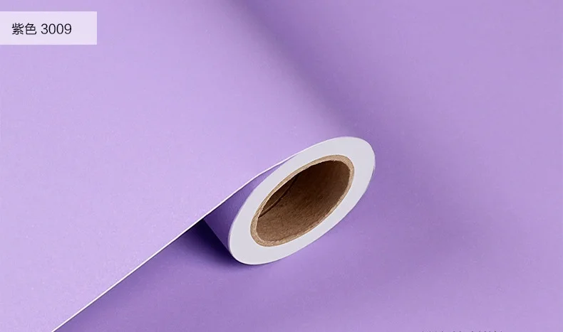 New Plain color thick PVC wallpaper self-adhesive solid color wallpapers bedroom living room decoration wall stickers waterproof
