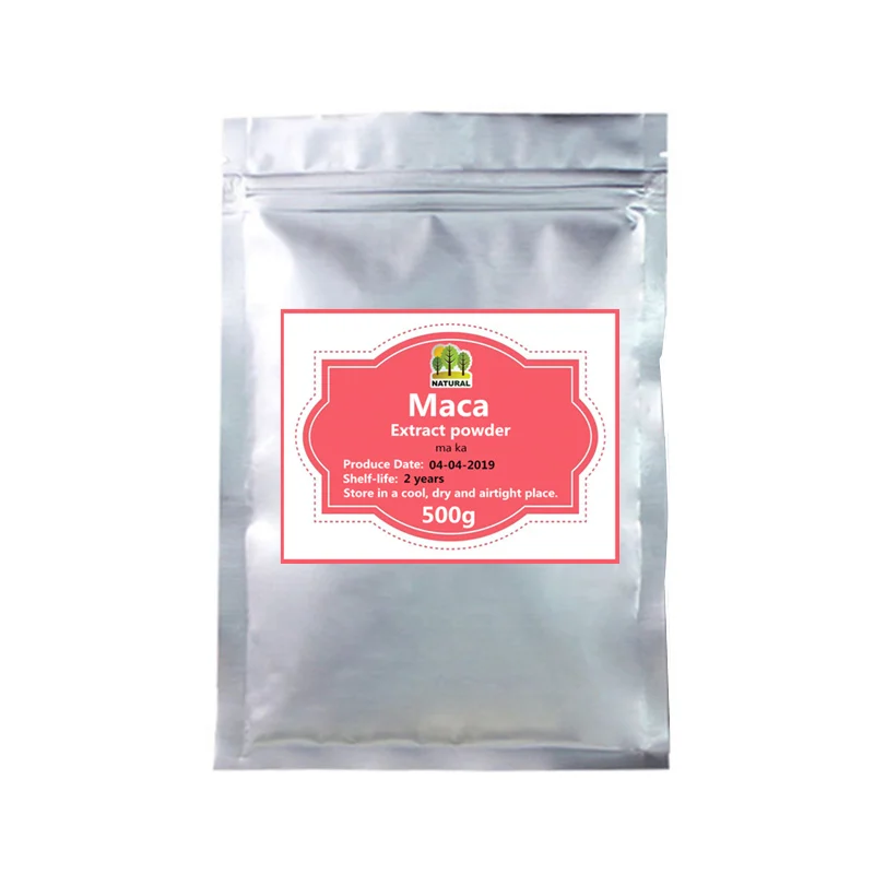 500g 50-1000 г, натуральная мака экстракт/Maca P.E. Порошок макамид/экстракт корня Маки порошок, усиливает физическую энергию и выносливость - Цвет: 500g