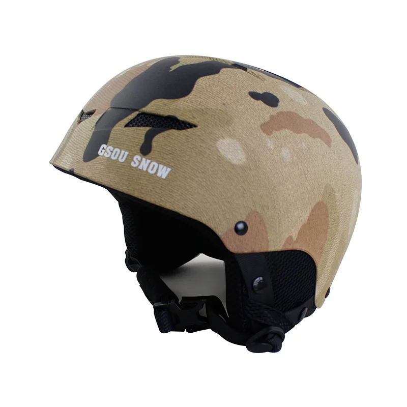 Gsou снег взрослых женщин лыжный шлем Зимний Теплый Открытый Спорт Защита