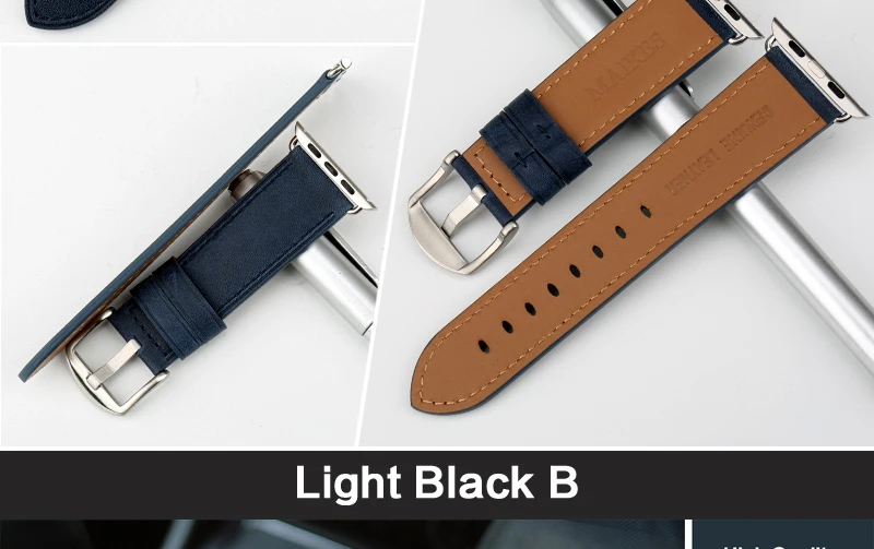 MAIKES аксессуары для часов из натуральной кожи для Apple Watch band 44 мм 42 мм и Apple watch band 40 мм 38 мм iwatch Series 4-1 ремешок