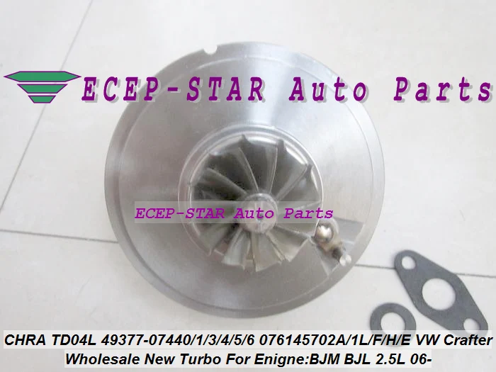 Турбокартридж CHRA TD04L 49377-07440 49377-07401 49377-07406 076145701F 076145701E для VW Crafter 2006- BJM BJL R5 LT3 2.5L |