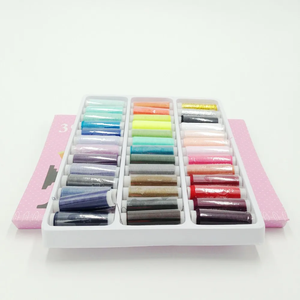 

CAMMITEVER 39 Colors Multi-color Polyester Sewing Threads Embroidery Machine Line Hand Stitching/household Sewing Supplies Hot